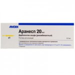 Аранесп, раствор для инъекций 30 мкг 0.3 мл 1 шт шприц-ручки
